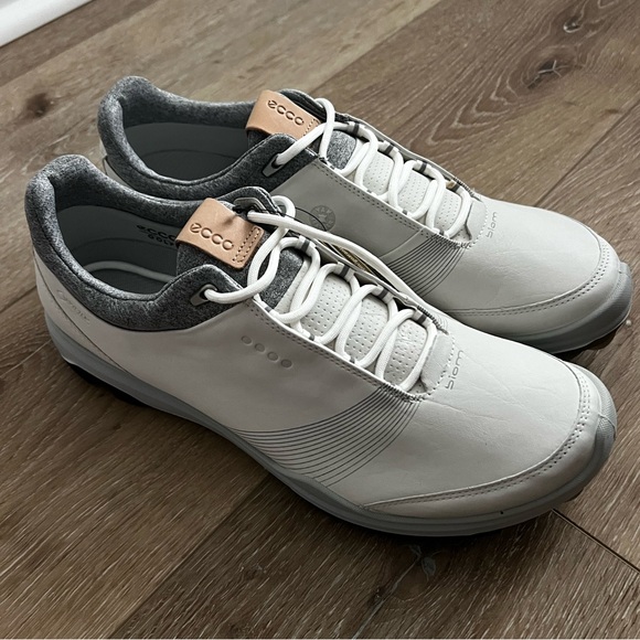 ECCO Men\'s White and Gray Golf Shoe main image 12